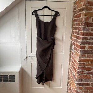 Wilfred Saturn Linen Midi Dress